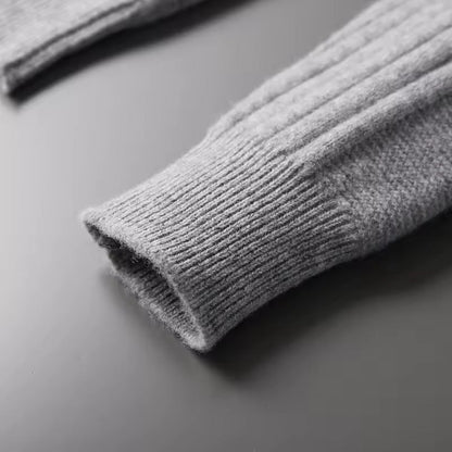 100% CASHMERE PATTERN VEST - LORMIER - 