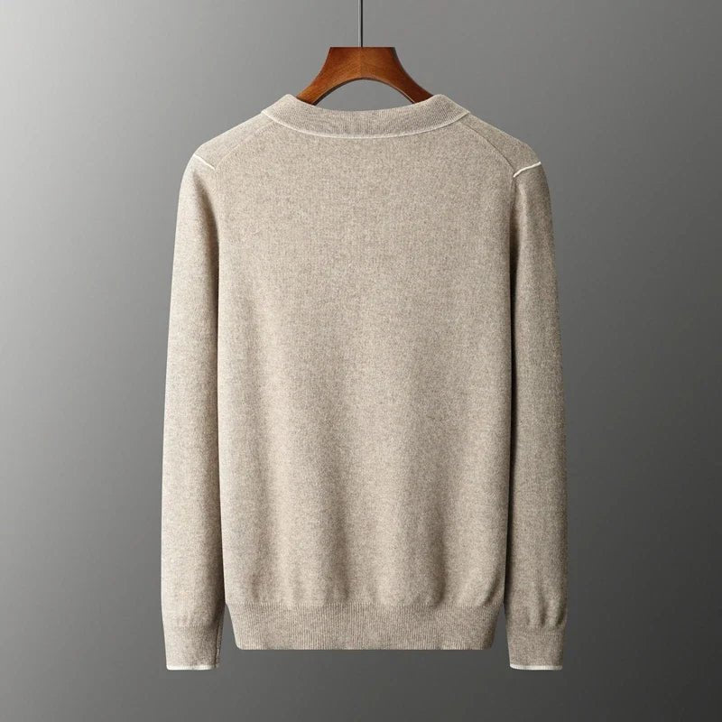 100% CASHMERE POLO - LORMIER - 