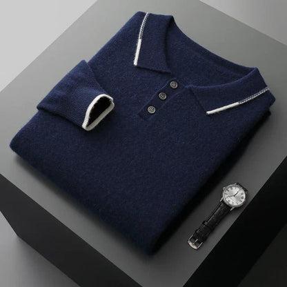 100% CASHMERE POLO - LORMIER - 
