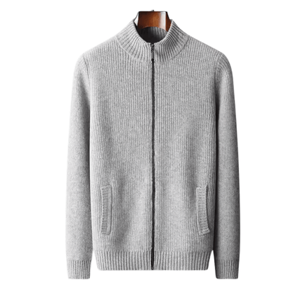 100% CASHMERE RIBBED VEST - LORMIER - 