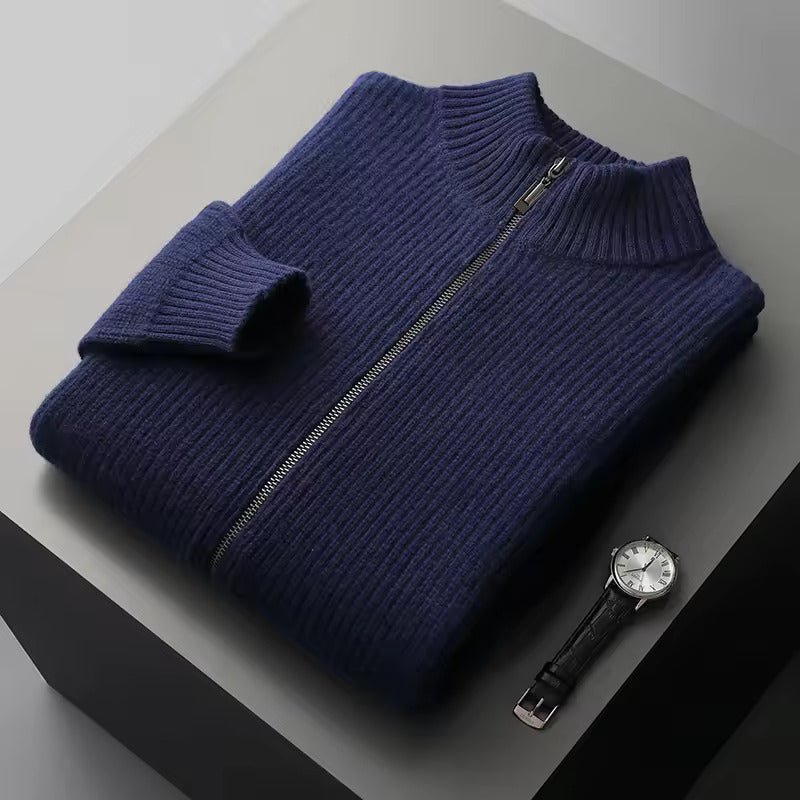 100% CASHMERE RIBBED VEST - LORMIER - 
