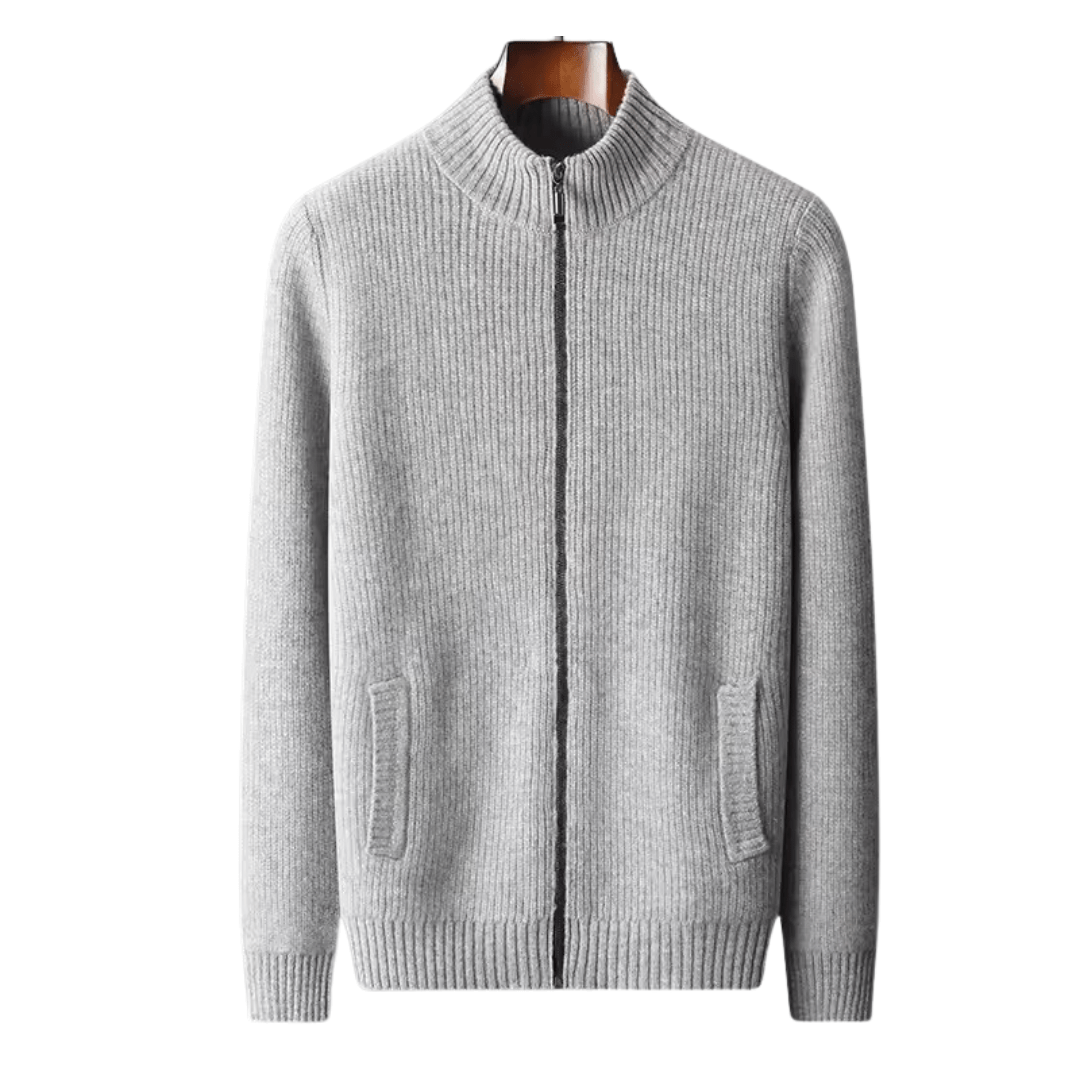 100% CASHMERE RIBBED VEST - LORMIER - 