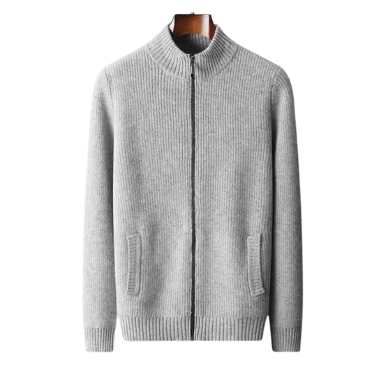 100% CASHMERE RIBBED VEST - LORMIER - 