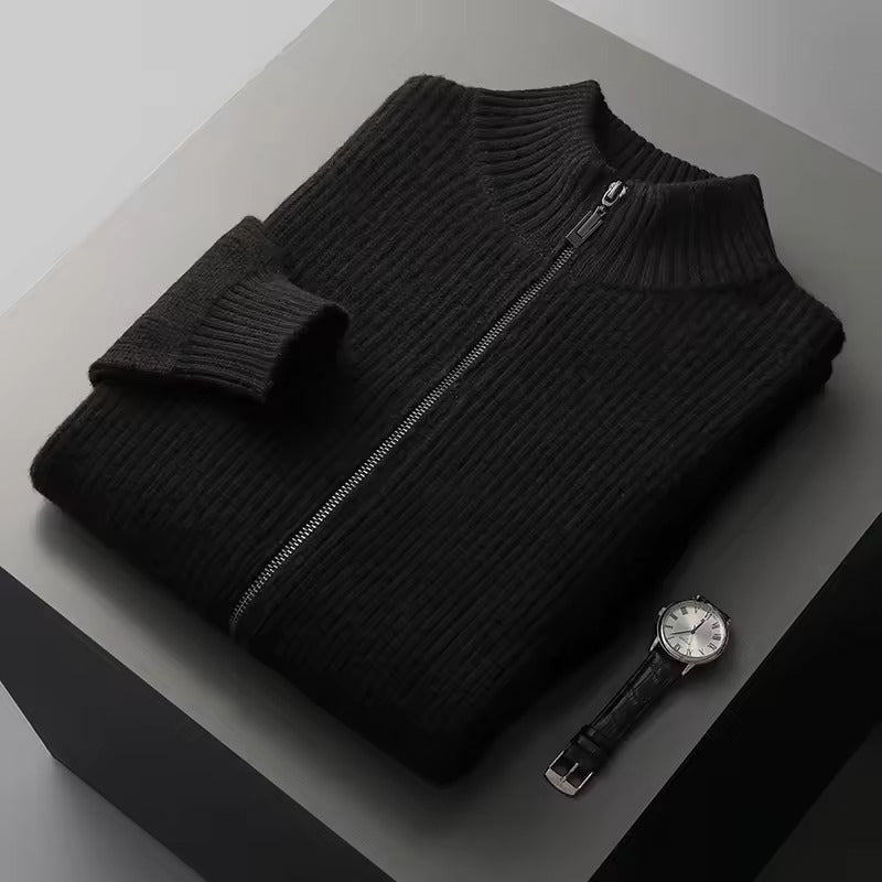 100% CASHMERE RIBBED VEST - LORMIER - 