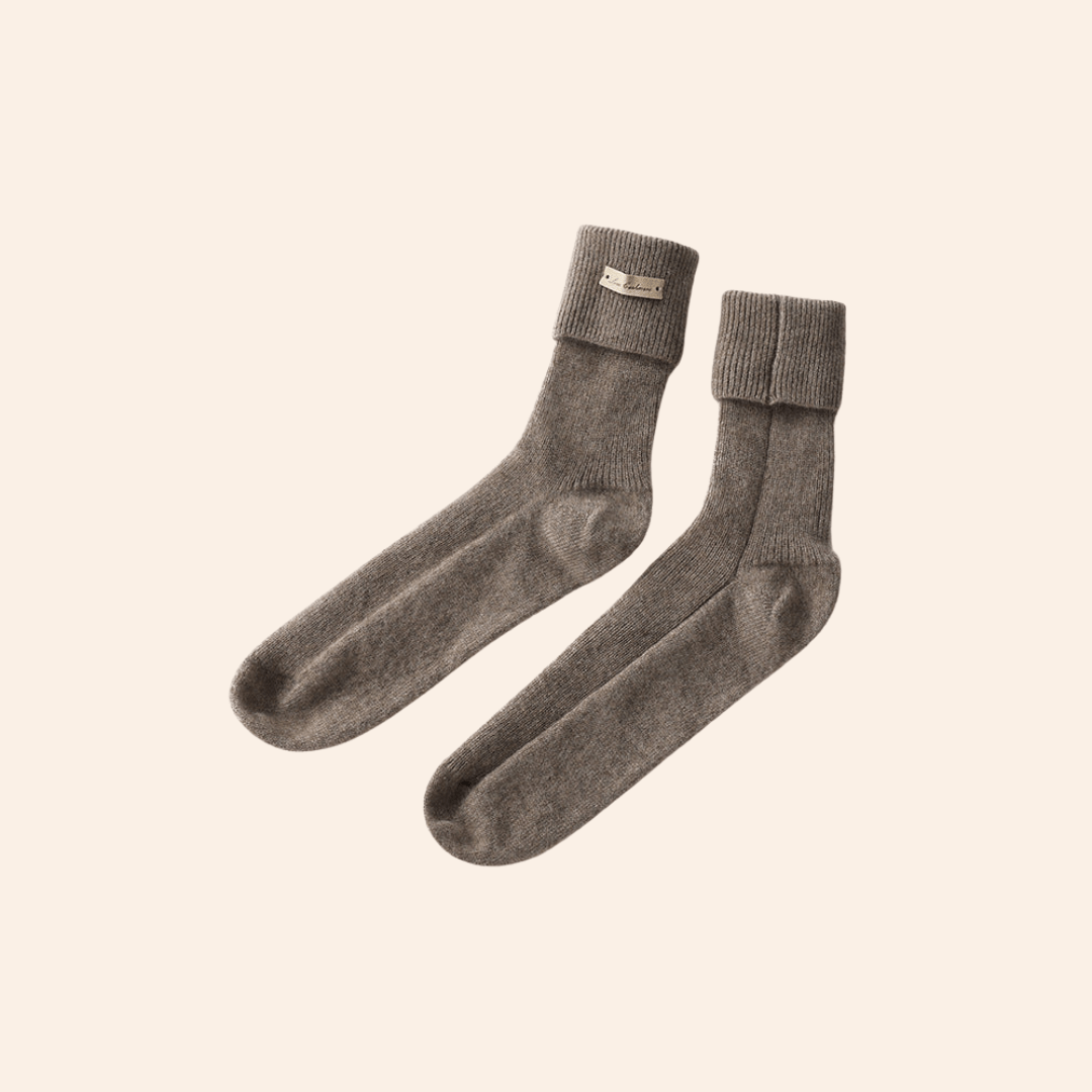 100% CASHMERE SOCKS - LORMIER - 