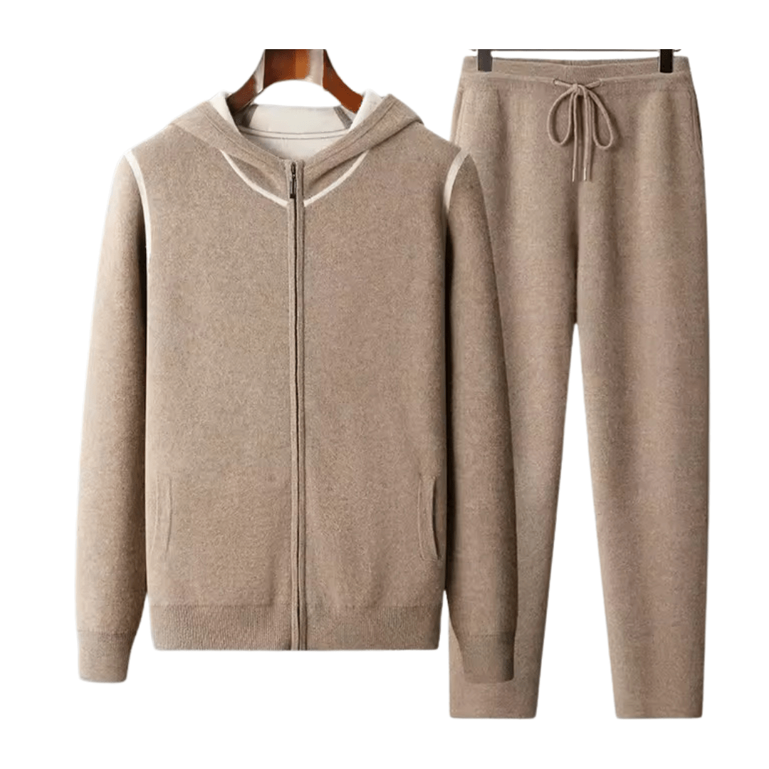 100% CASHMERE TRACKSUIT - LORMIER - 