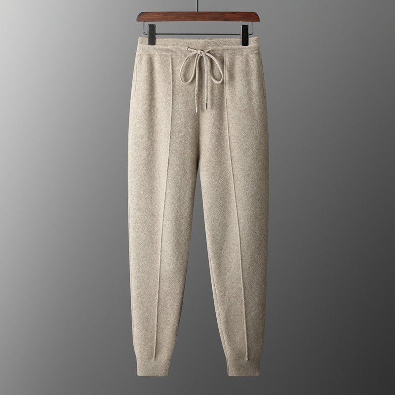 100% CASHMERE TROUSERS - LORMIER - 