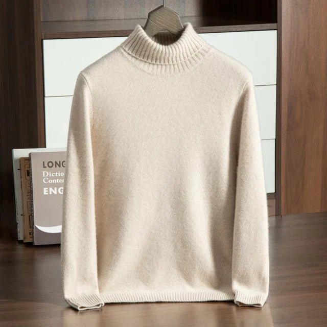100% CASHMERE TURTLENECK - LORMIER - 