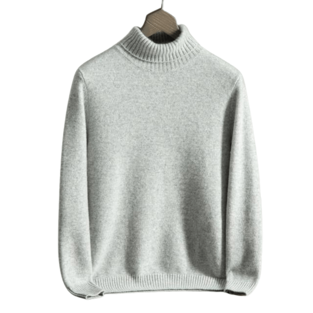 100% CASHMERE TURTLENECK - LORMIER - 