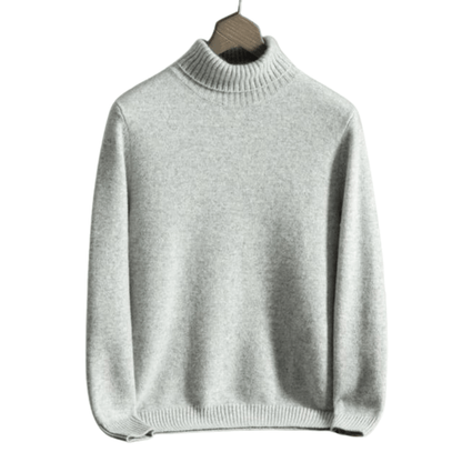 100% CASHMERE TURTLENECK - LORMIER - 