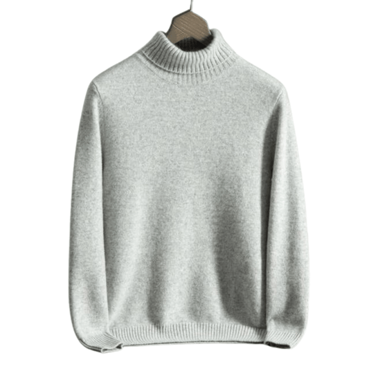 100% CASHMERE TURTLENECK - LORMIER - 