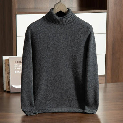 100% CASHMERE TURTLENECK - LORMIER - 