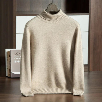 100% CASHMERE TURTLENECK - LORMIER - 