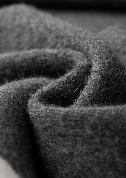 100% CASHMERE WIDE LEISURE TROUSERS - LORMIER - 