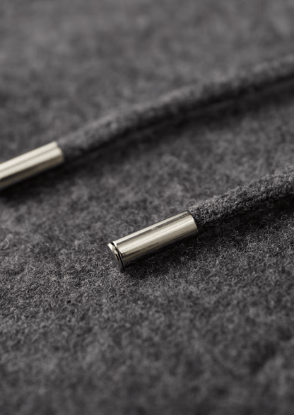 100% CASHMERE WIDE LEISURE TROUSERS - LORMIER - 