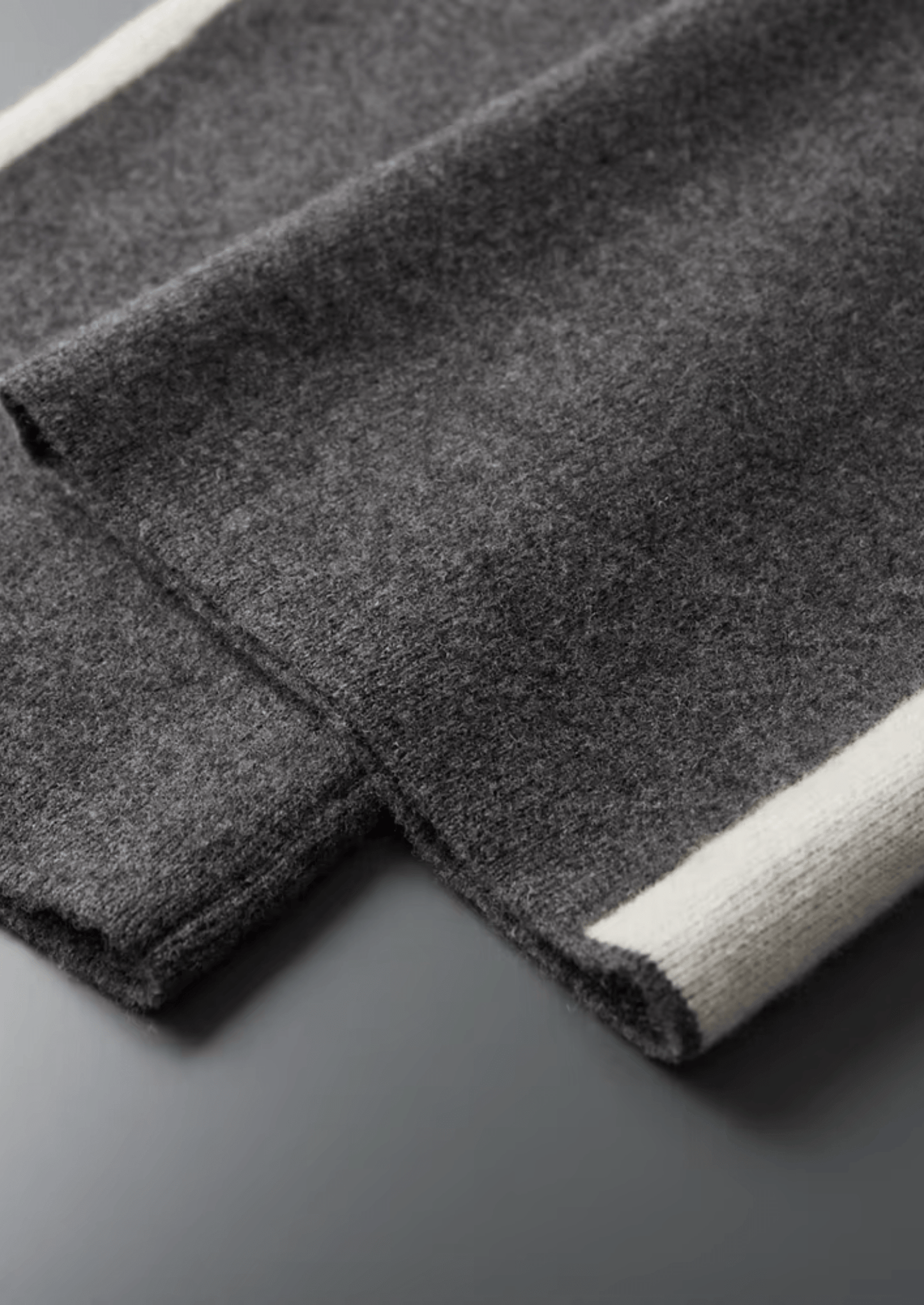 100% CASHMERE WIDE LEISURE TROUSERS - LORMIER - 