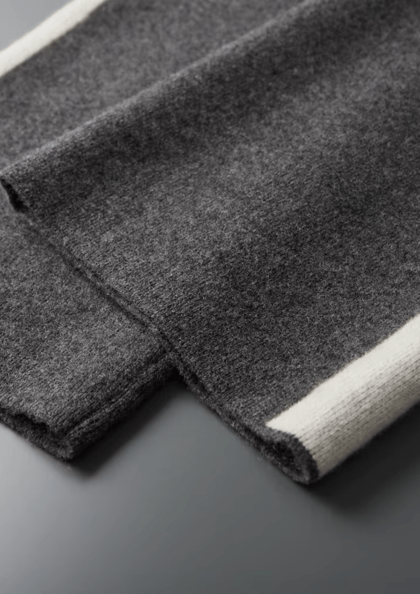 100% CASHMERE WIDE LEISURE TROUSERS - LORMIER - 