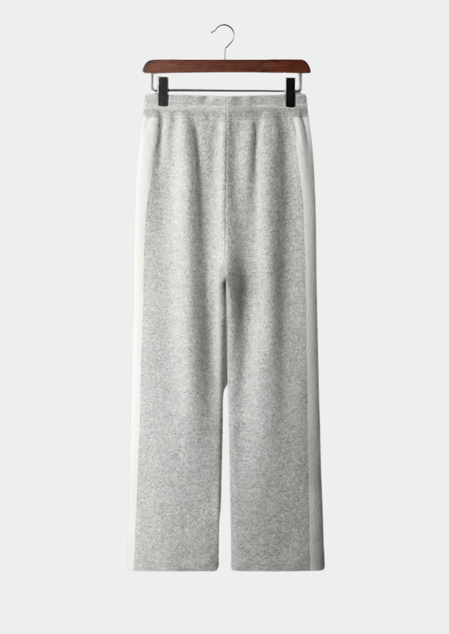 100% CASHMERE WIDE LEISURE TROUSERS - LORMIER - 