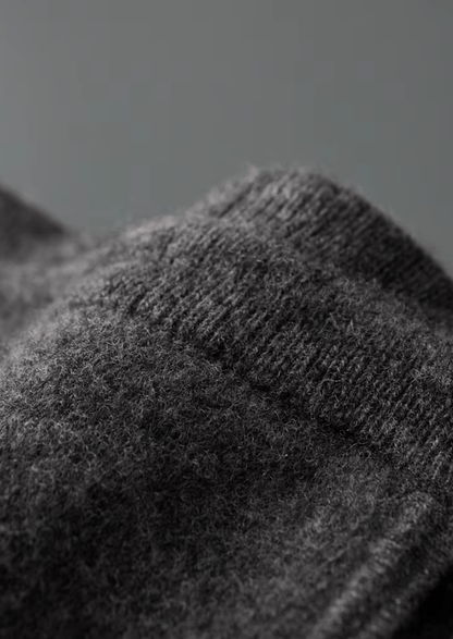 100% CASHMERE WIDE LEISURE TROUSERS - LORMIER - 