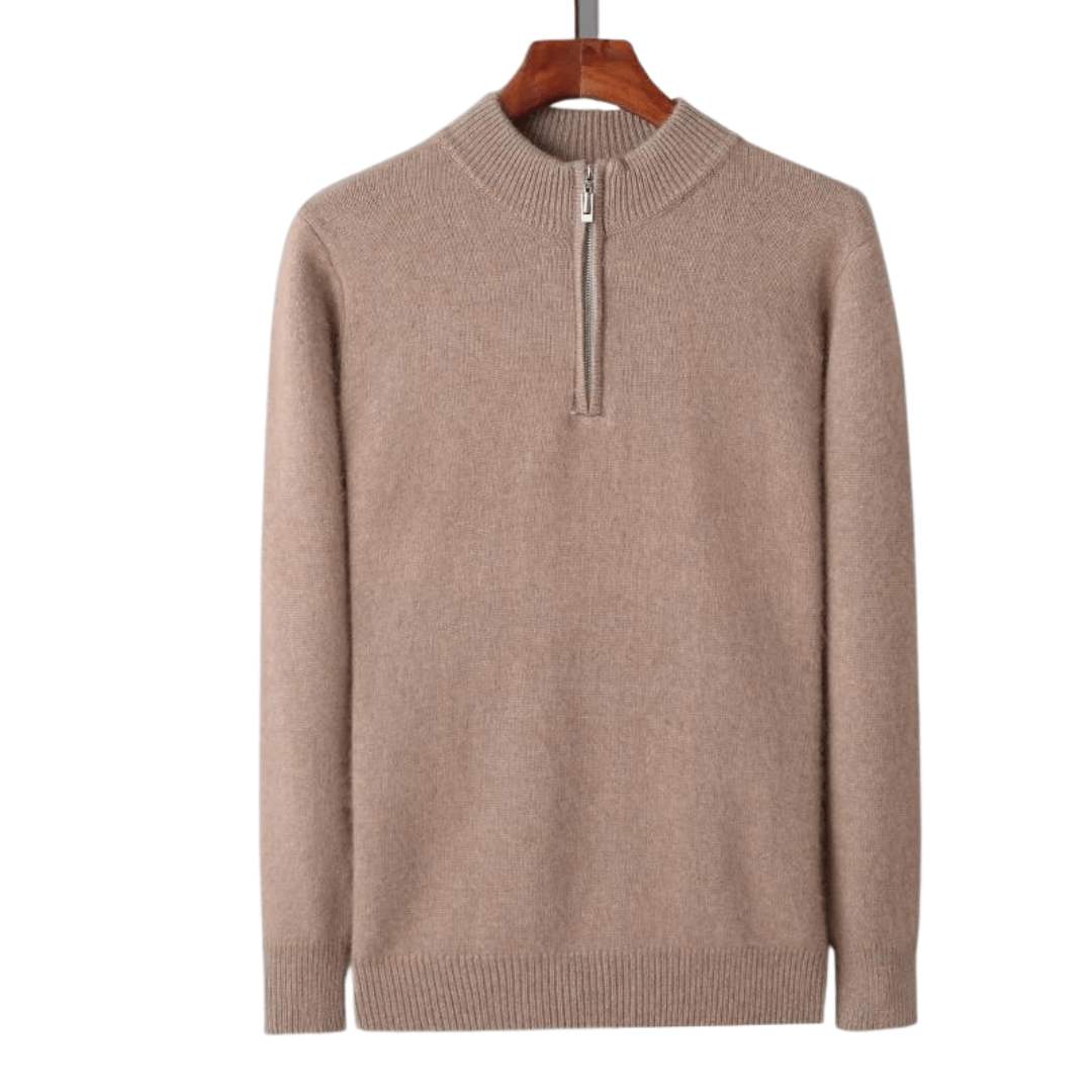 100% CASHMERE ZIP UP - LORMIER - 