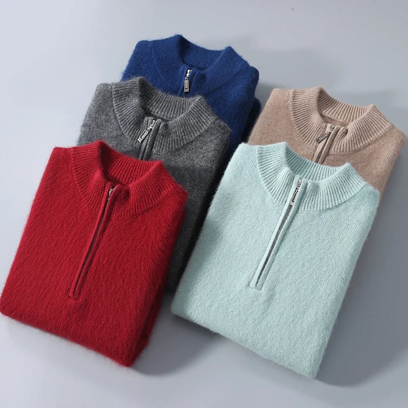 100% CASHMERE ZIP UP - LORMIER - 