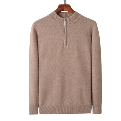 100% CASHMERE ZIP UP - LORMIER - 
