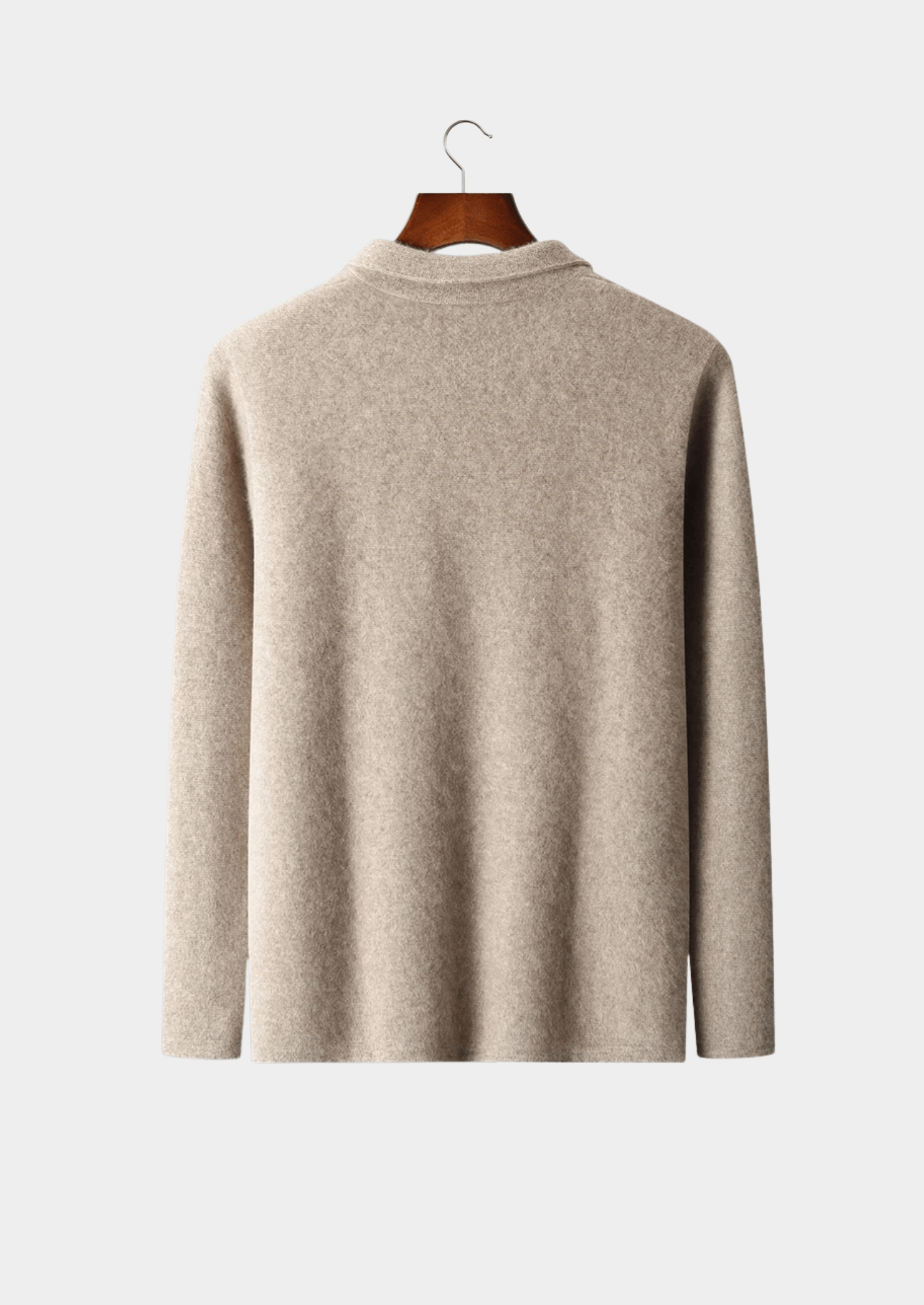 100% CASHMERE ZIPPER CARDIGAN - LORMIER - 