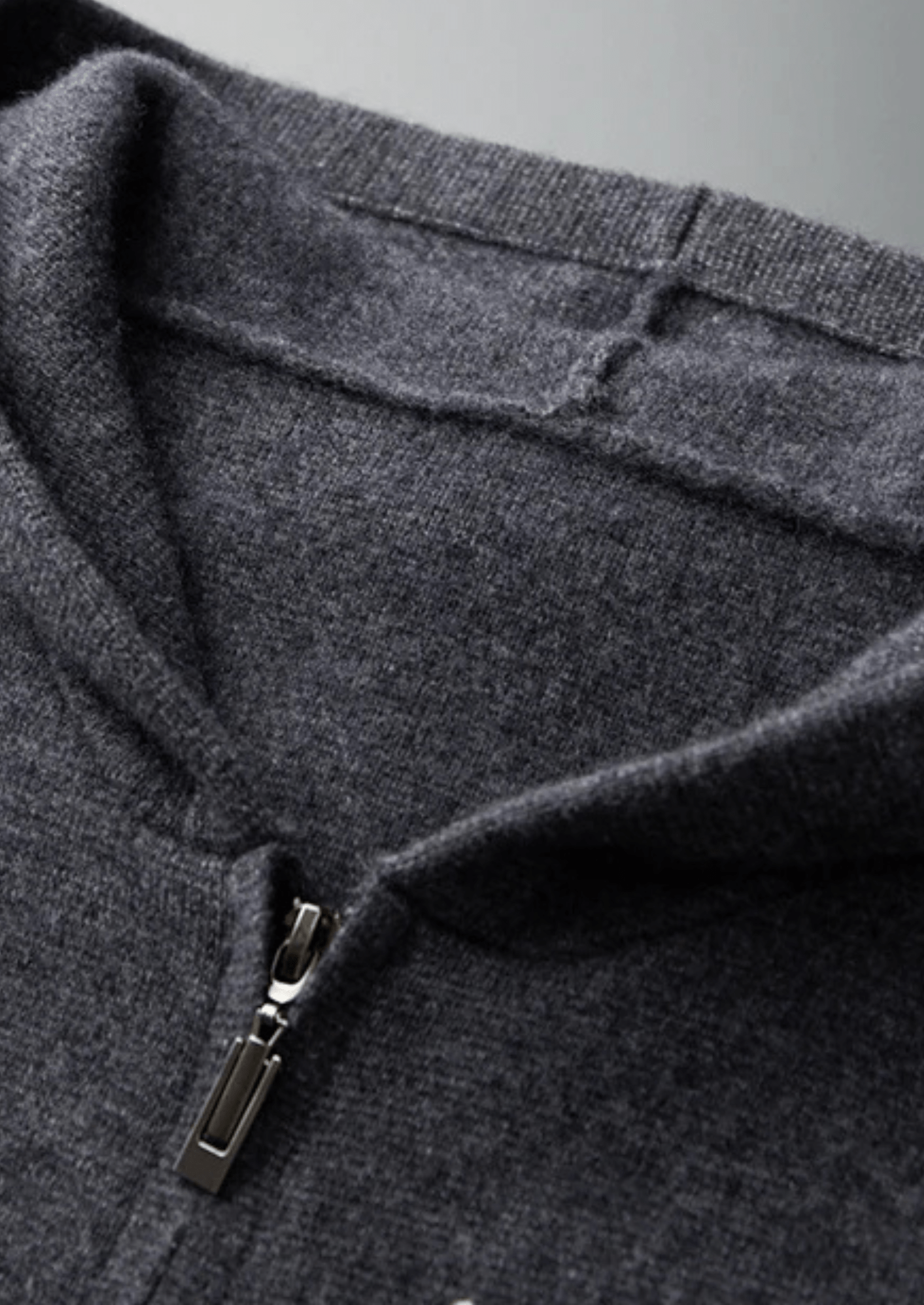 100% CASHMERE ZIPPER HOODIE - LORMIER - 
