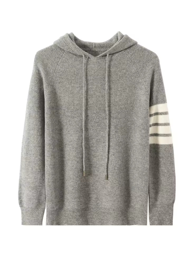 100% MERINO WOOL TRACKSUIT STRIPE - LORMIER - 