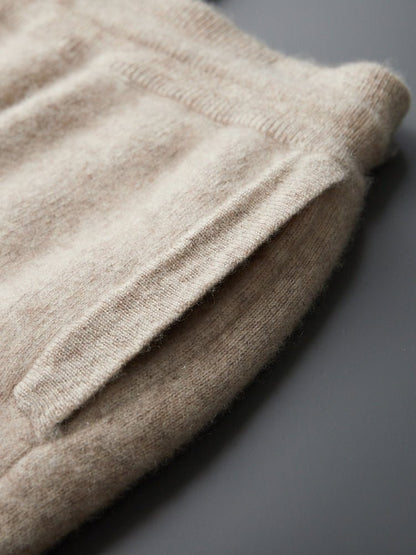 THE TAPERED KNIT WOOL PANT