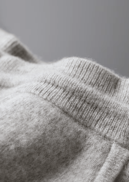 100% MERINO WOOL TWO TONE TRACKSUIT - LORMIER - 