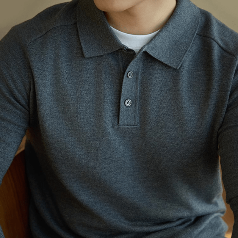 100% PREMIUM WOOL POLO - LORMIER - 
