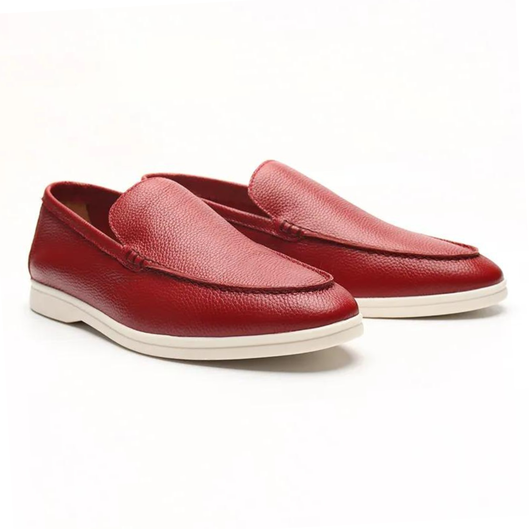 LORMIER Cowhide Leather Loafers