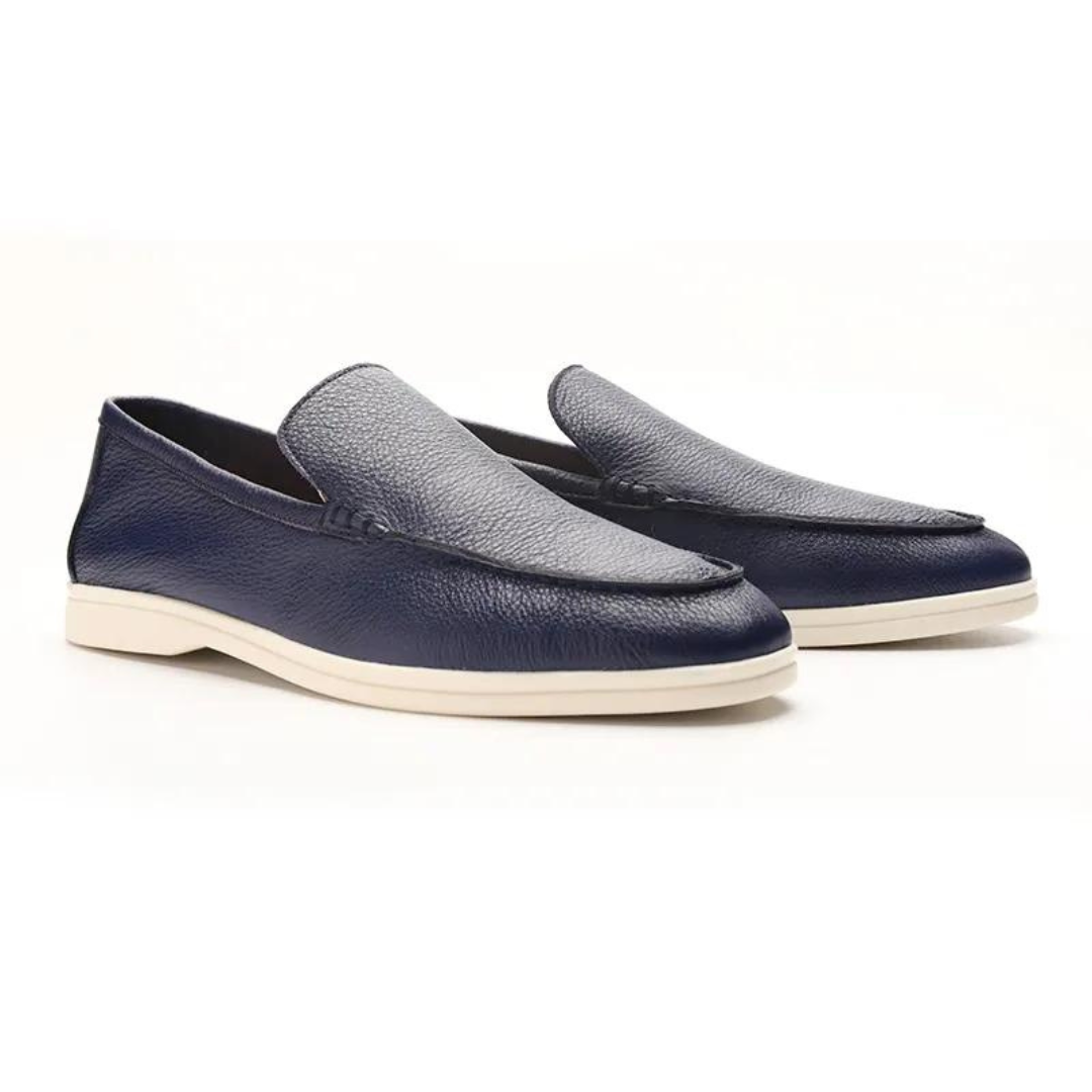 LORMIER Cowhide Leather Loafers