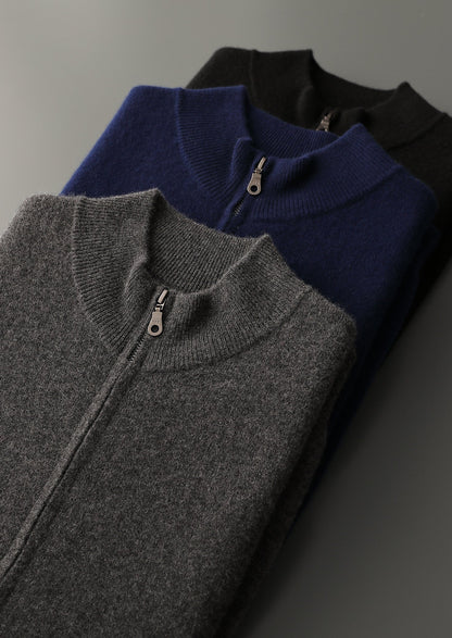 Pure Extra-Fine Merino Wool Zipper Vest