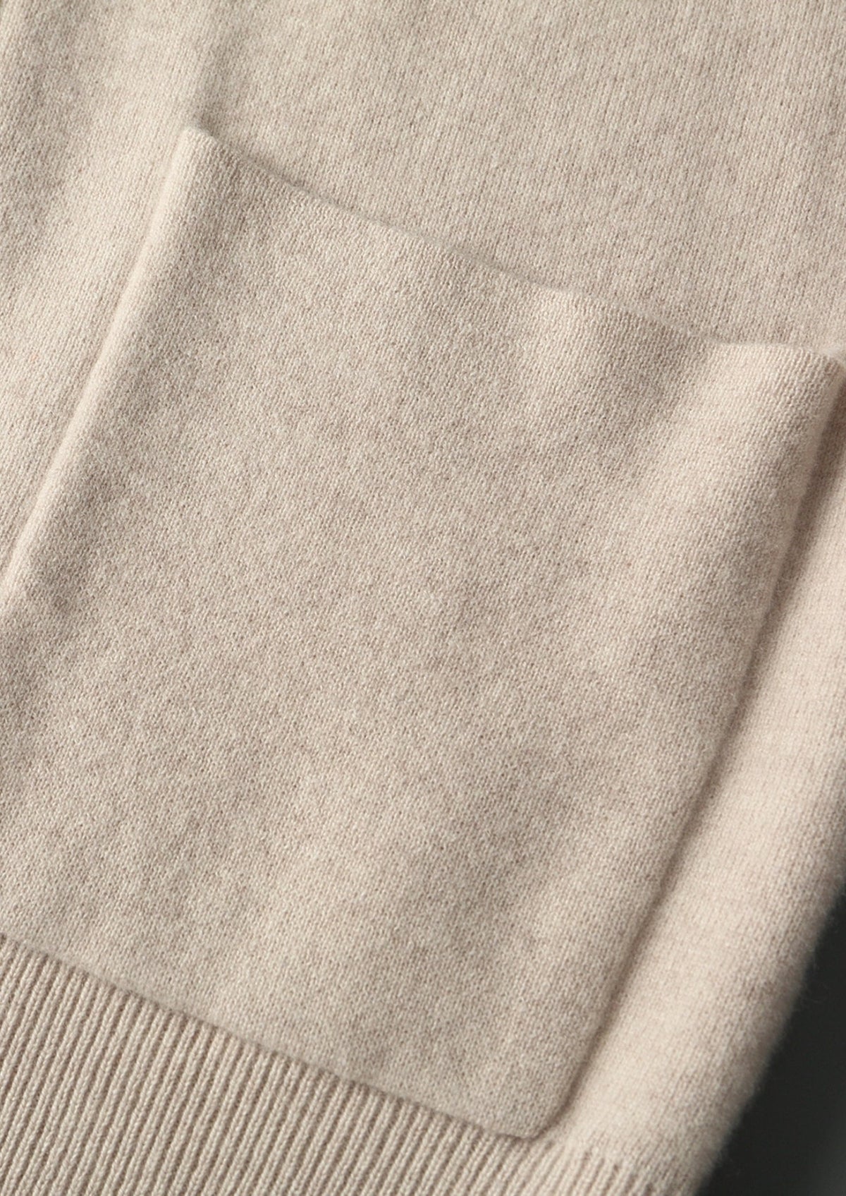 Pure Extra-Fine Merino Wool Essential Zip Cardigan