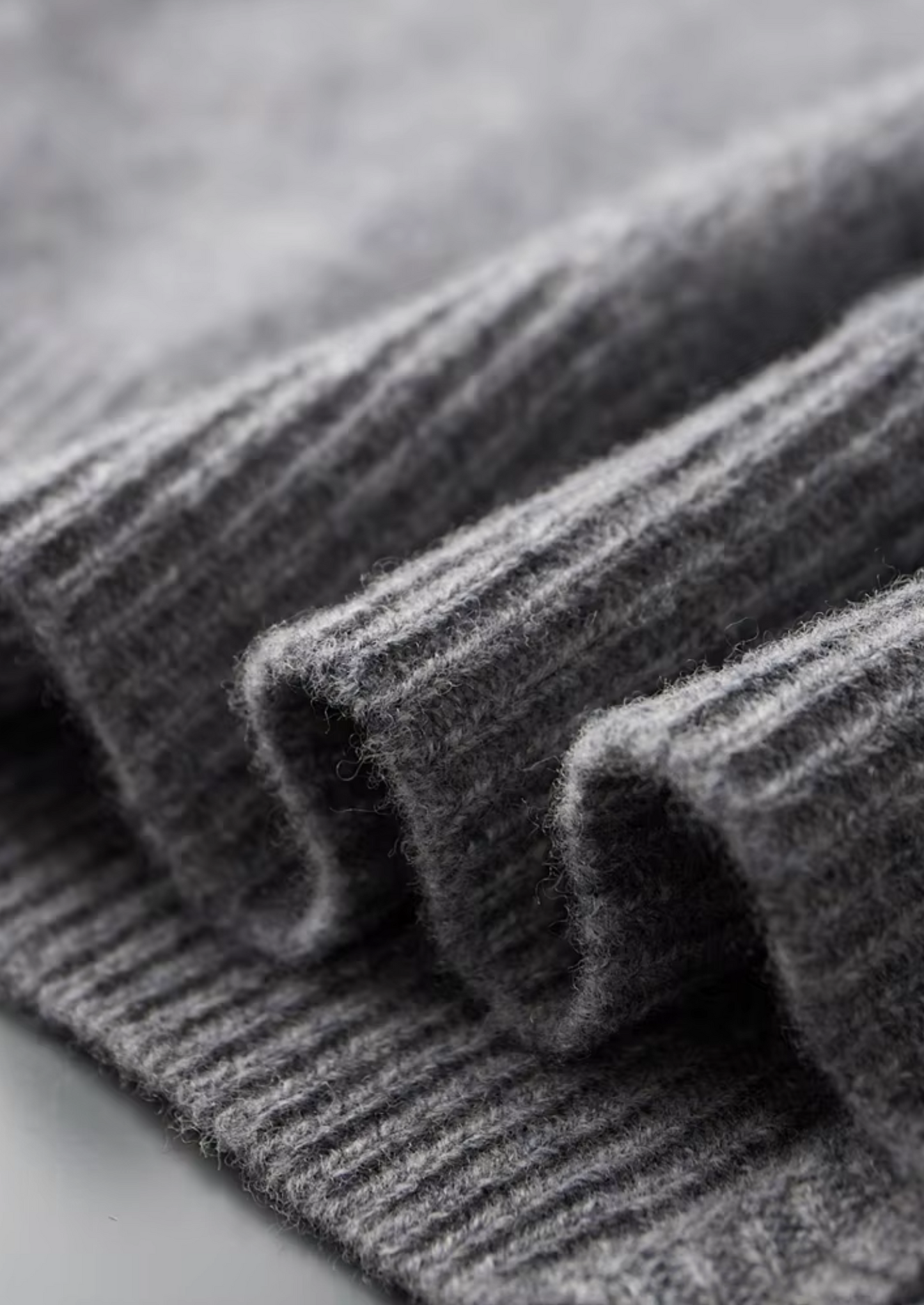 PURE MERINO WOOL TWO-TONE ZIP CARDIGAN