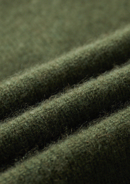 Pure Cashmere Ribbed Half Zip
