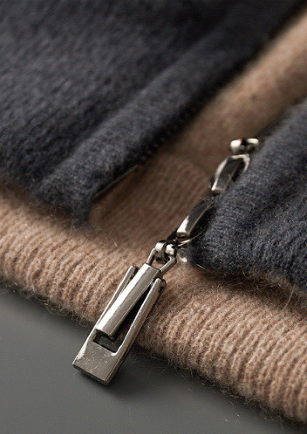 Pure Cashmere Dual Zip Cardigan