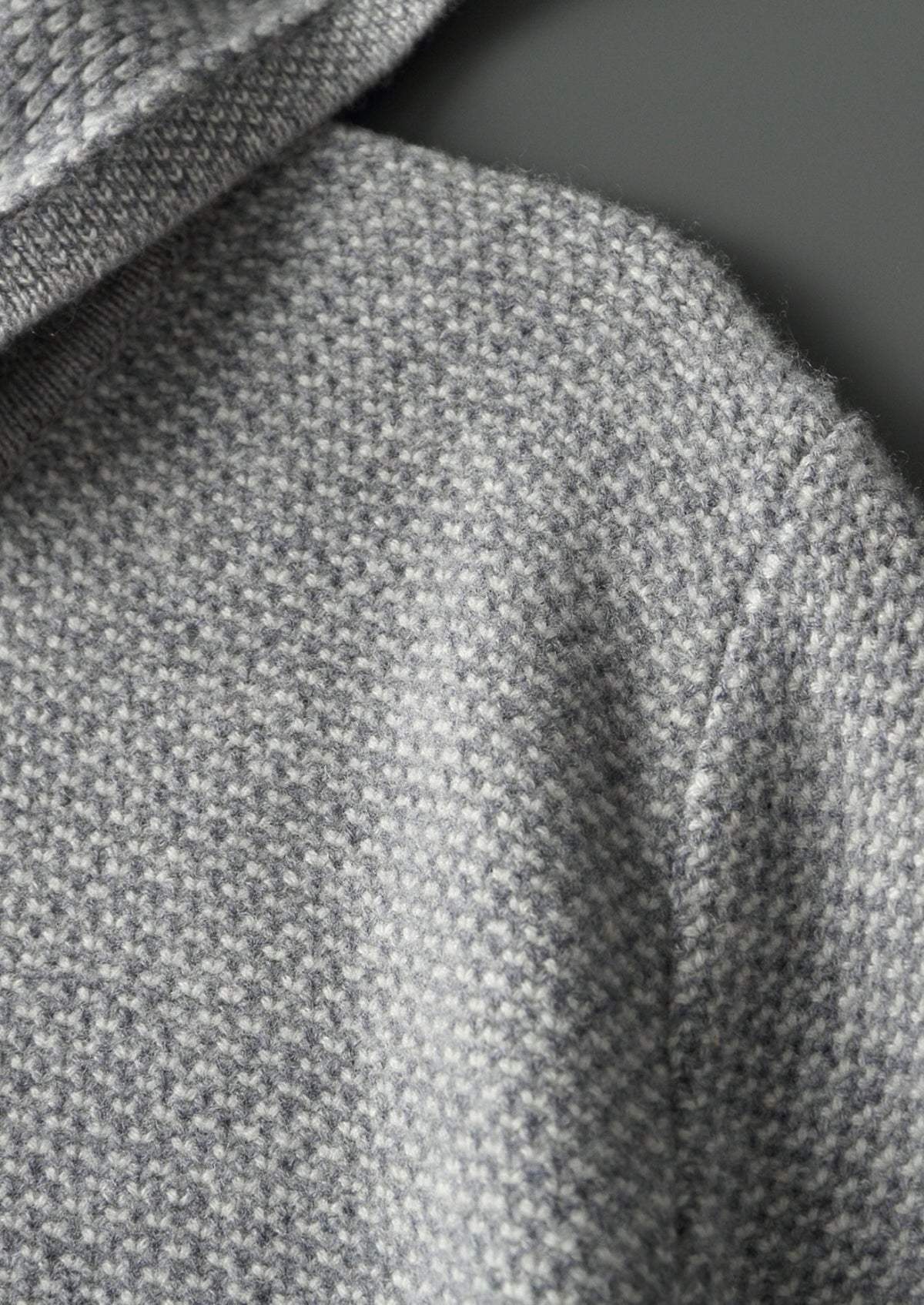 Pure Extra-Fine Merino Wool Jaquard Hoodie