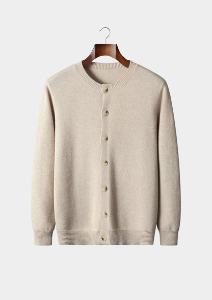 Pure Extra-Fine Merino Wool Classic Button Cardigan