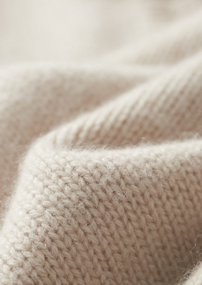 Pure Cashmere Half Zip Sweater
