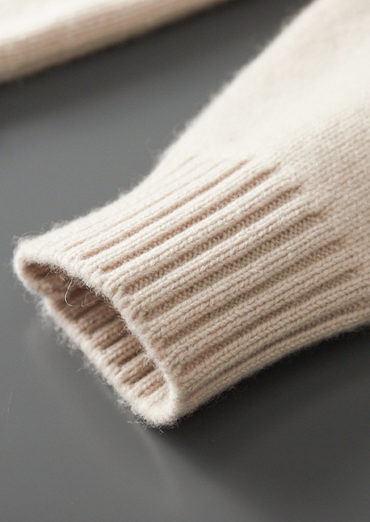 Pure Cashmere Half Zip Sweater