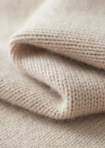 Pure Cashmere Half Zip Sweater