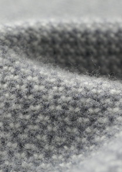Pure Extra-Fine Merino Wool Jaquard Hoodie