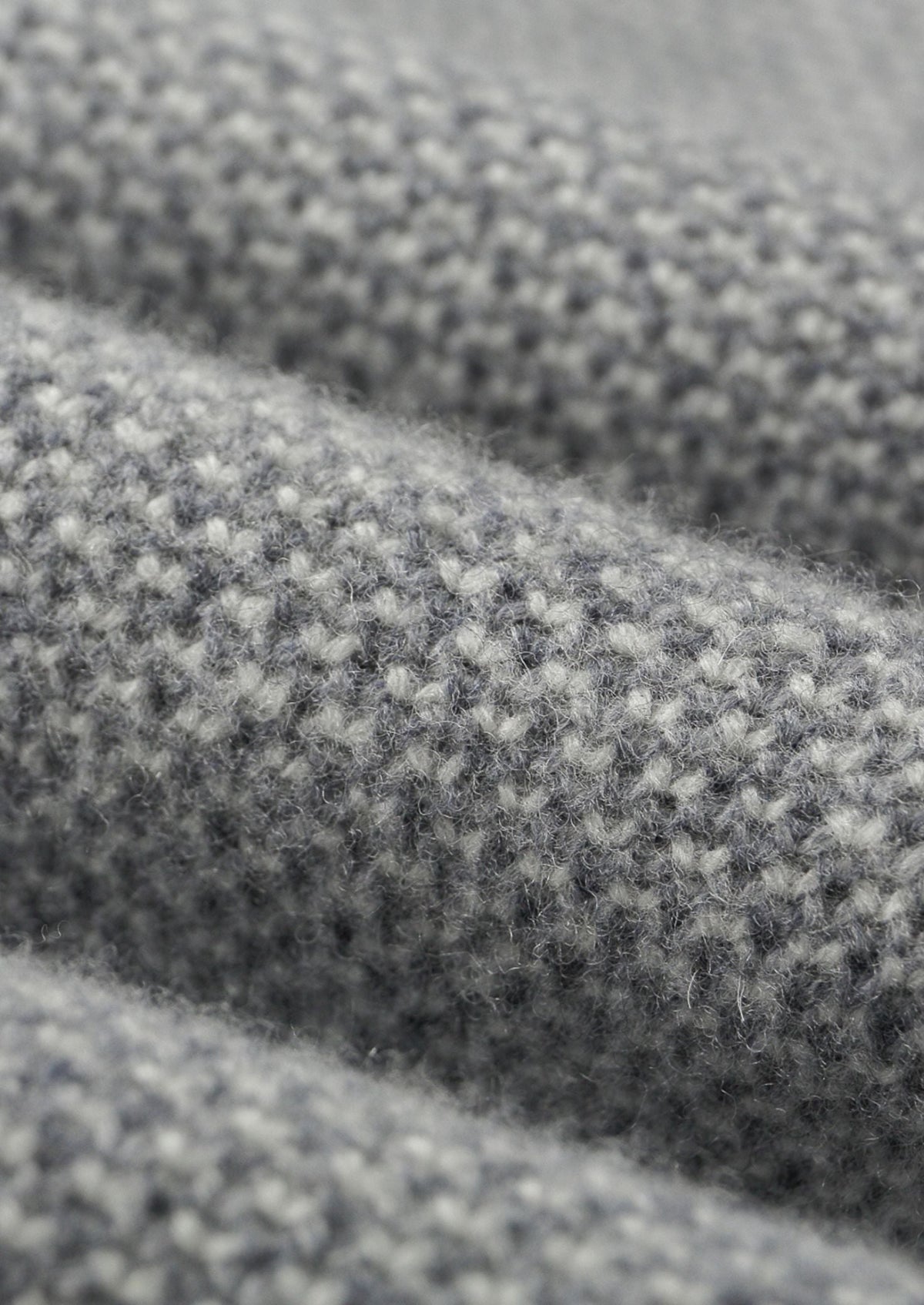 Pure Extra-Fine Merino Wool Light Gray Jaquard Set