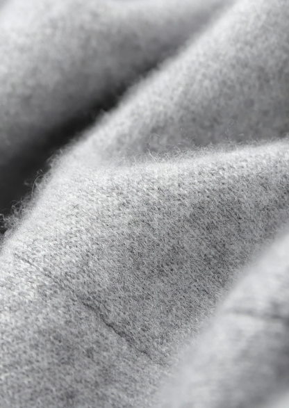 PURE CASHMERE KNIT HOODIE & DRAWSTRING JOGGER LEISURE SET