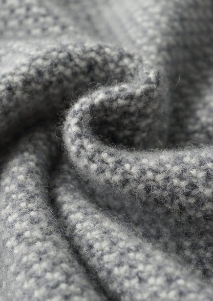 Pure Extra-Fine Merino Wool Jaquard Hoodie