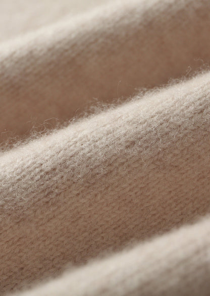 Pure Extra-Fine Merino Wool Button Hoodie