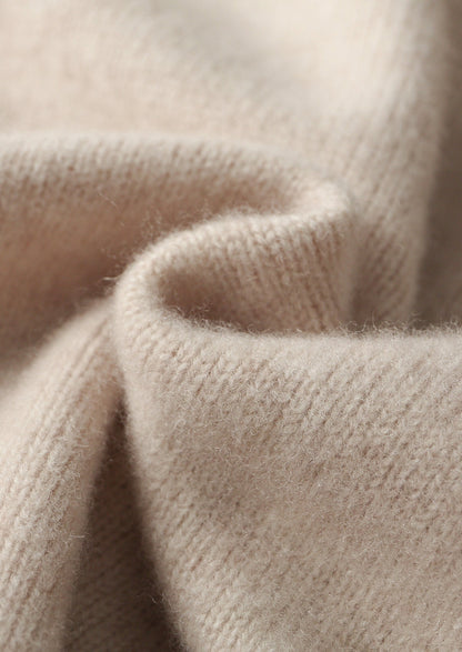 Pure Extra-Fine Merino Wool Button Hoodie